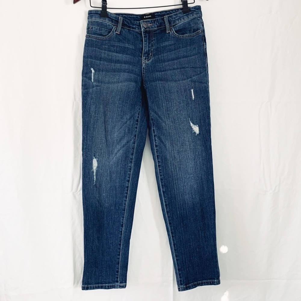 REITMANS Distressed Ankle Crop Jeans - Picture 2 of 10